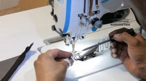 Настройка окантователя для пошива эва ковриков.