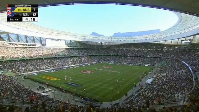 Ruby Tui has a less than pleasent ruck experience. [NZ vs Aus '19] смотреть онлайн