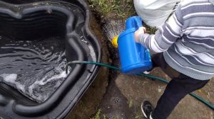 Установка декоративного пруда