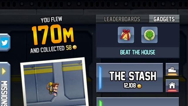JETPACK JOYRIDE- ALL 25 GADGET COMBOS!!! + Jetpack Joyride DUBSTEP remix!!! смотреть онлайн
