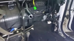 радиатор печки джилли м гранд х7 замена радиатора печки со снятием панели