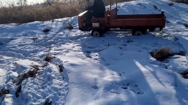 Мини самосвал KAWASHIMA 4 WD, проходимец. смотреть онлайн