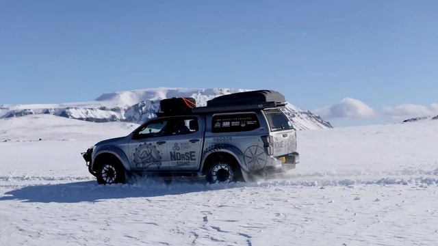 Isuzu Dmax Arctic Trucks AT35 2022 Crossing A Frozen Lake - Ep 14 HFG Norse Bound