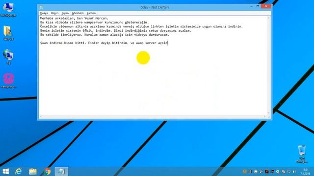 MYSQL(wampserver) Kurulumu Veri Tabanı смотреть онлайн