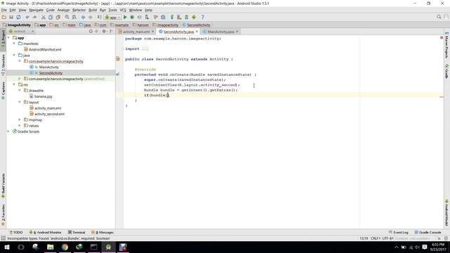 Pass an Image from one activity to another in Android Studio Tutorial смотреть онлайн