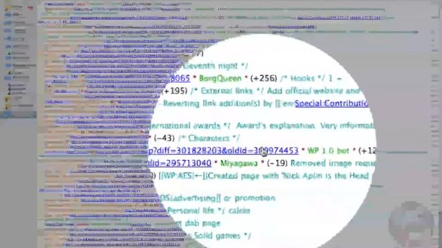 One minute of Wikipedia edits смотреть онлайн