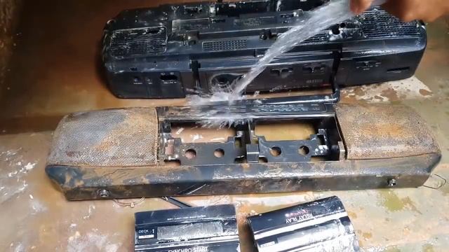 I Restored This Panasonic Stereo Radio Cassette Recorder Junk - Panasonic RX - FT510 Restoration