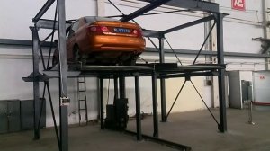 Полуавтоматическая двухъярусная парковка