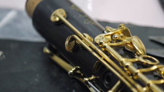 Selmer Recital Bb Clarinet 24K Gold Finish  Riparazione Clarinetto  Flauto  Sax