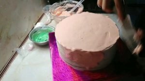 Сборка и украшение торта Молочная девочка