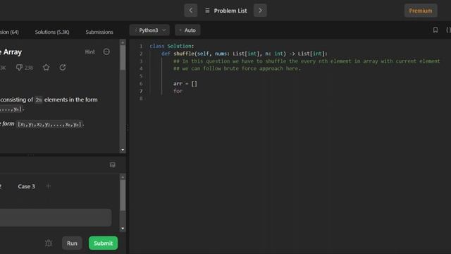 1470. Shuffle the Array || Python || Easy || LeetCode смотреть онлайн