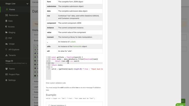 Data Source Component - Validation Using JSON URL смотреть онлайн
