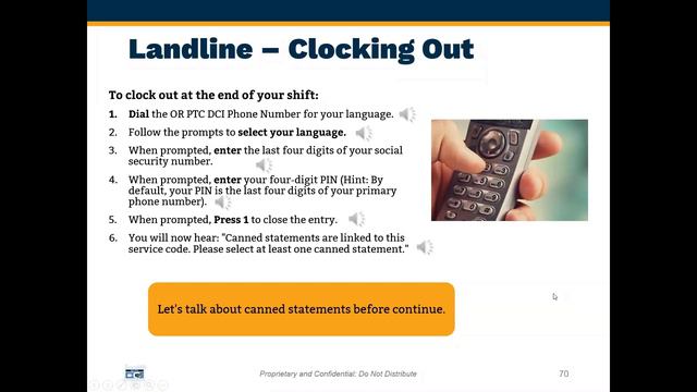 How to Record Time using the OR PTC DCI Landline Method смотреть онлайн