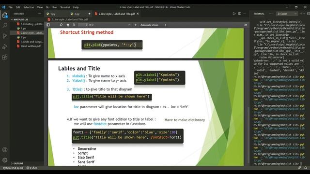 Python Basic MatplotLib in Hindi || lines , labels and Title #2 смотреть онлайн