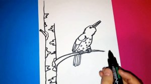 Как нарисовать ПТИЧКУ НА ДЕРЕВЕ и СКВОРЕЧНИК, ПОЭТАПНО/How to draw a BIRD IN a TREE and BIRDHOUSE