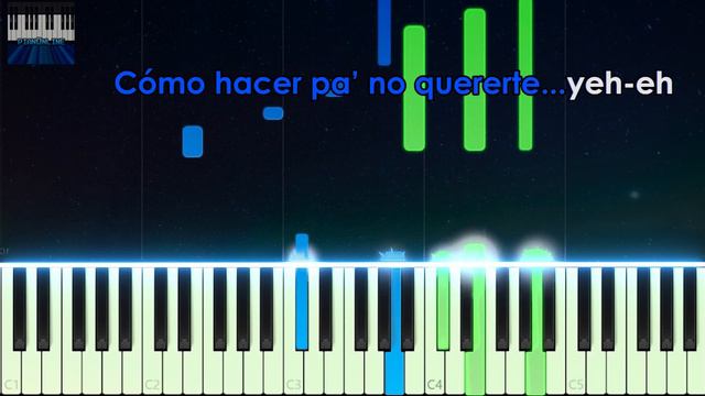 Tutu - Camilo, Pedro Capo - Piano Karaoke Letra / Tutorial Cover Instrumental V2 смотреть онлайн
