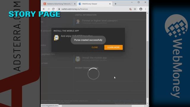 How to create Webmoney Account to connect with Adsterra Account смотреть онлайн