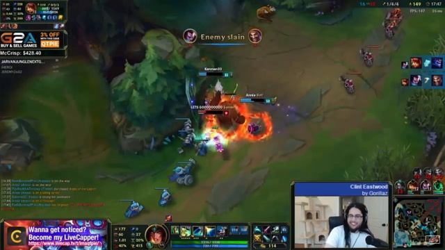 When Imaqtpie, Dom, Annie bot meet Tyler1 in game смотреть онлайн