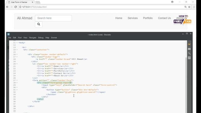 Search Bar in Navbar in Bootstrap - Bootstrap Tutorials for Beginners(Urdu/Hindi)-Class 16 смотреть онлайн