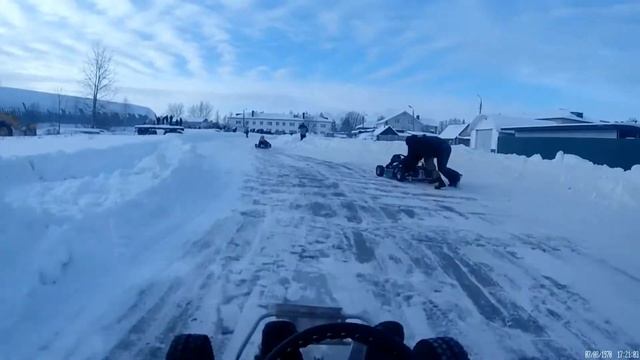 Картинг Йошкар-Ола. Соревнования в республике Марий Эл в посёлке Советский. 9.01.2022 г. смотреть онлайн