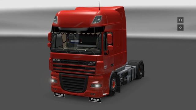 DAF XF 105 + Interior ETS 2 MOD смотреть онлайн