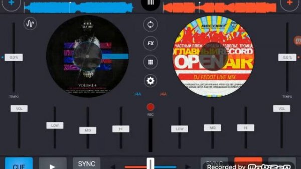 обзор DJ-программы для Android (cross DJ PRO)