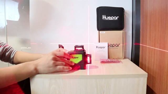 БЫСТРЫЙ ОБЗОР. Huepar (хайпер) 902CR Лазерный уровень нивелир смотреть онлайн