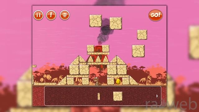 Save the Dino (iOS) Constructrix Playthrough - Area 5: Lava - Level 3 смотреть онлайн