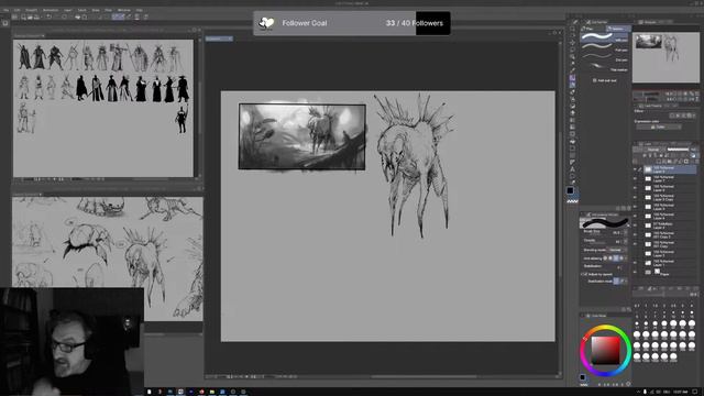 Drawing Session with Edge - Environment Sketch смотреть онлайн