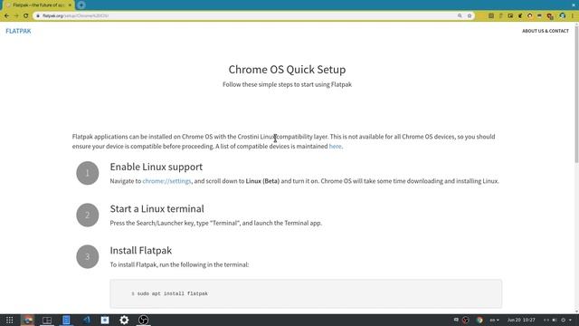 Go to Flathub and then install Flatpak on your Chromebook :p смотреть онлайн