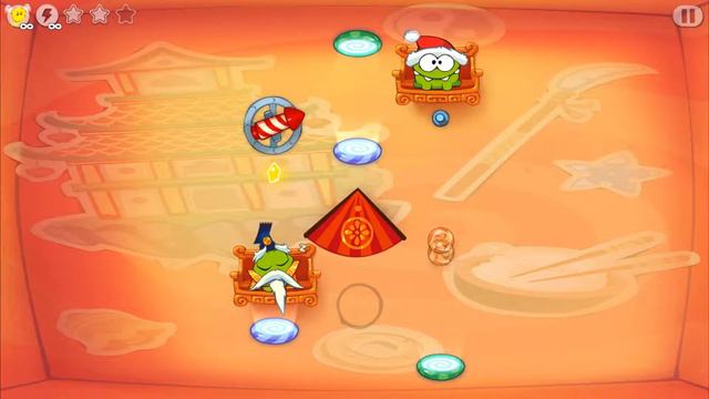 Cut The Rope: Time Travel - Level 9-7 [Asian Dynasty] 3 Stars Walkthrough смотреть онлайн