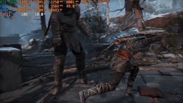 God Of War 4 | Laptop MSI KATANA 15 | RTX 4070 | I7 12650H | 16 GB | Original Graphism