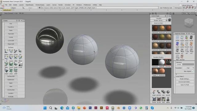 Autodesk Alias: How to assign color, material and environment in Autodesk Alias Concept. смотреть онлайн