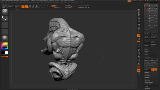 Zbrush Tutorial - Answering Jonas's question - Decimation master смотреть онлайн