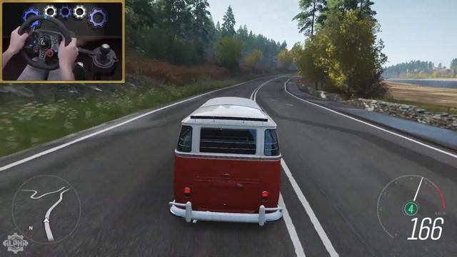 Volkswagen Type 2 De Luxe - Forza Horizon 4 | Steering Wheel + Shifter | AlphaGear смотреть онлайн