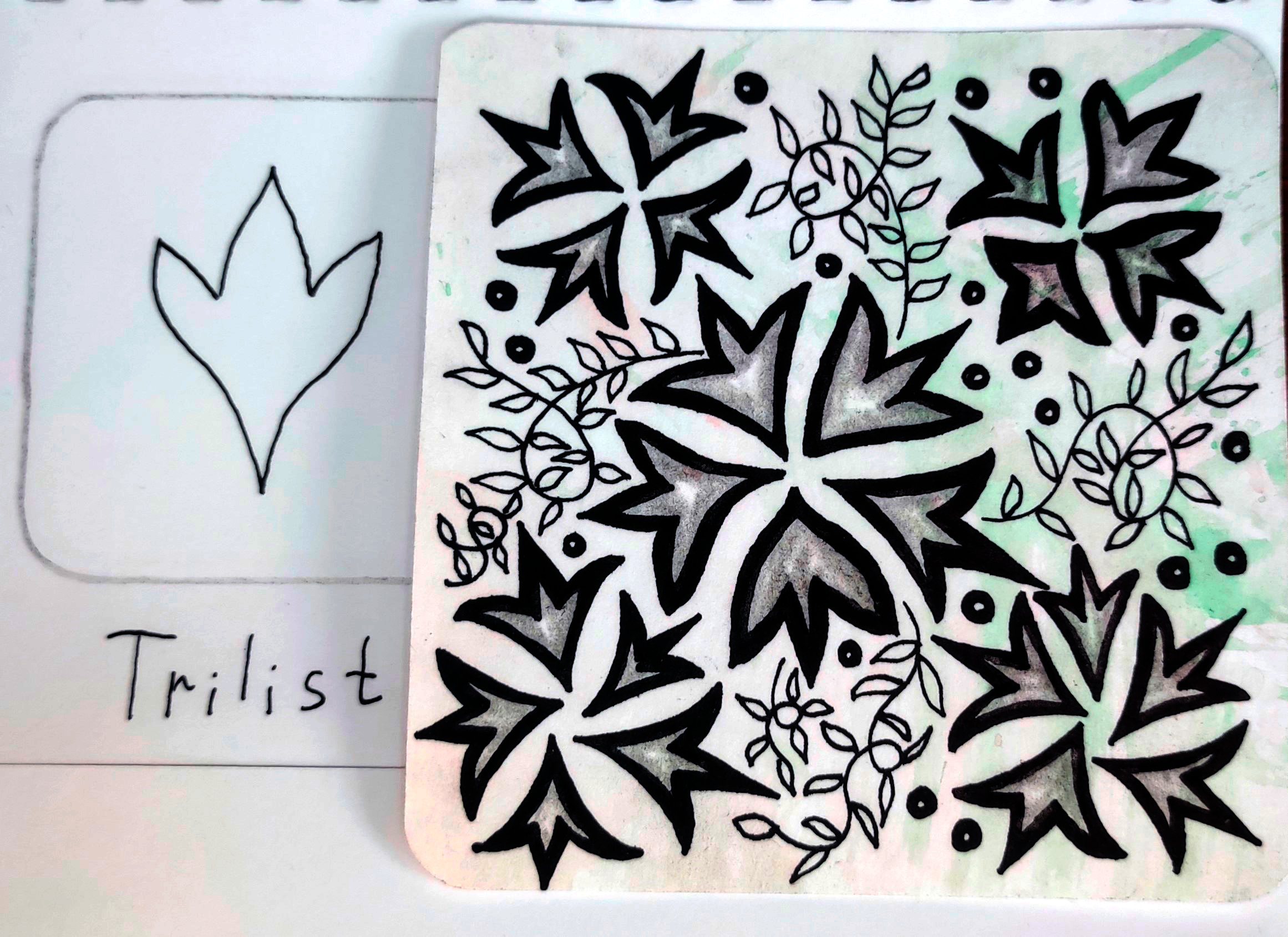 Зентангл Тангл Trilist