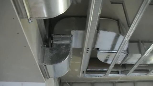 Прокладка воздуховодов за подшивным потолком смотреть онлайн