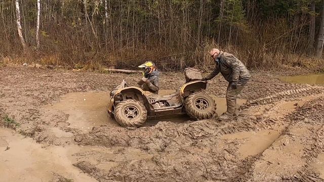 Грязевая покатушка на квадроциклах. смотреть онлайн