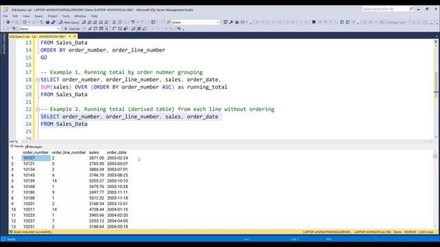 How To Calculate Running Total With SQL In Microsoft SQL Server смотреть онлайн