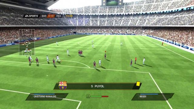 FIFA 11 Be a PRO: MESSI - Barcelona x Real Madrid смотреть онлайн