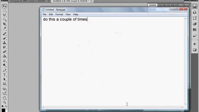 Light Texture Tutorial (Photoshop CS5)