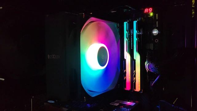 Работа вентилятора кулера PCCooler Paladin EX300S на максимальных оборотах 1762rpm смотреть онлайн
