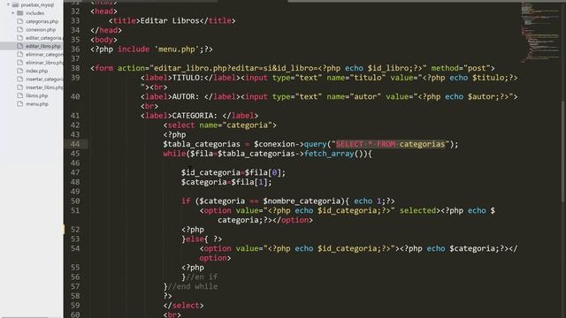 PHP: Opción del campo select seleccionada. смотреть онлайн