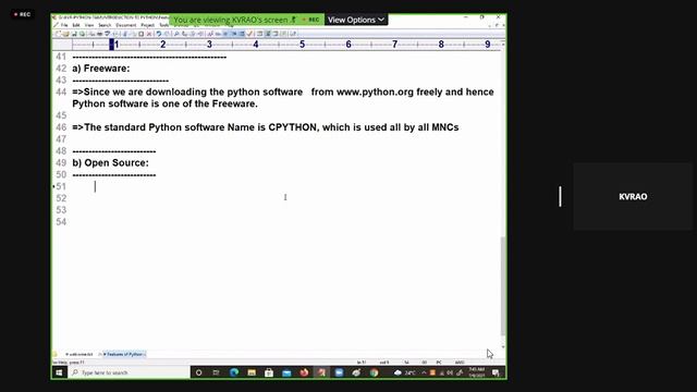 PYTHON session 5 - by Prof. K V Rao смотреть онлайн