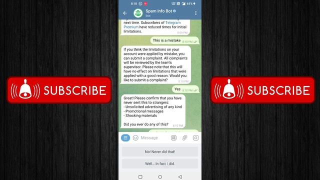 Telegram Account Limit Problem Solve || Telegram Message not Sent Problem Solve in 2min смотреть онлайн