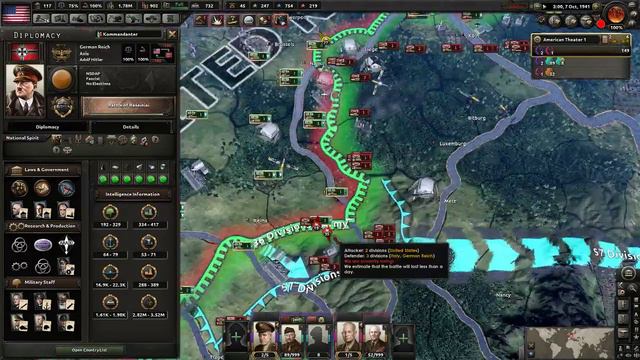 Hearts of iron 4 - Gdu mod - US mp - 6 смотреть онлайн