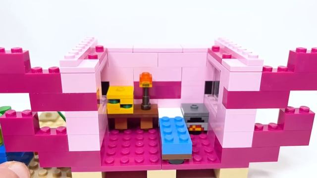 LEGO Minecraft The Axolotl House (21247) - 2023 Set Review