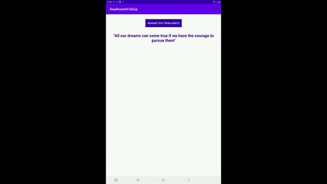 Android read a file from assets in java/Kotlin смотреть онлайн