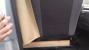 Бюджетный автодом из соболя. Пассажирское поворотное сиденье. Часть 2.