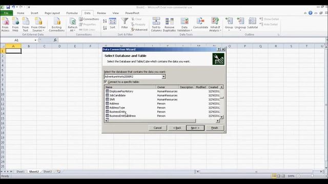 Connecting to MSSQL via Excel смотреть онлайн